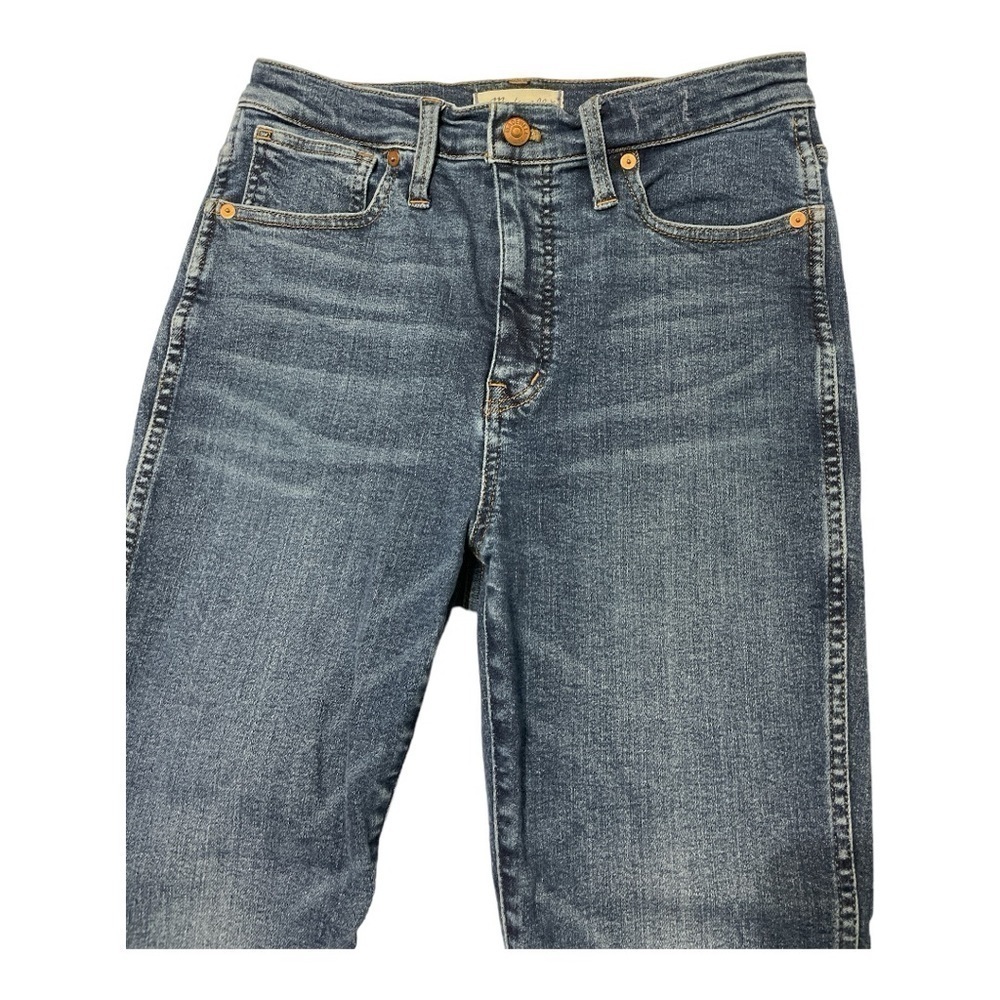 Madewell High Rise / waisted Skinny Womens 29 Stretch Dark Wash Denim Jeans - Picture 6 of 14